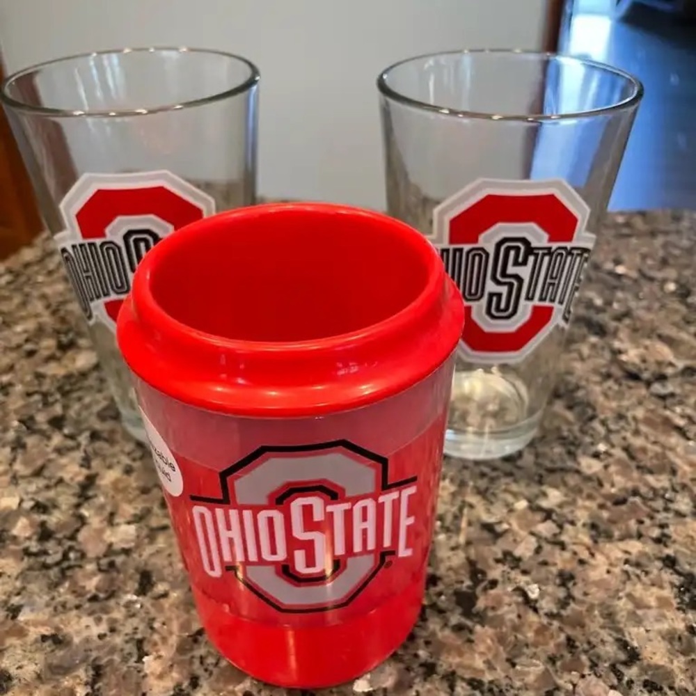 Ohio State glasses and tumblers